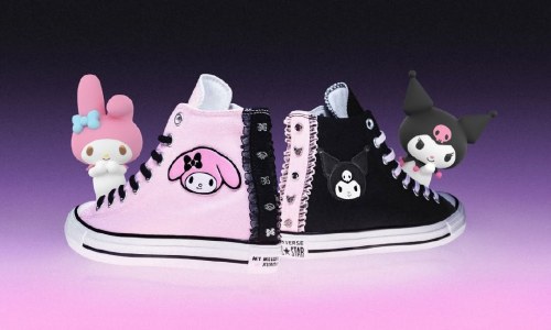 CONVERSE 携手三丽鸥推出 My Melody & Kuromi 联名鞋款系列