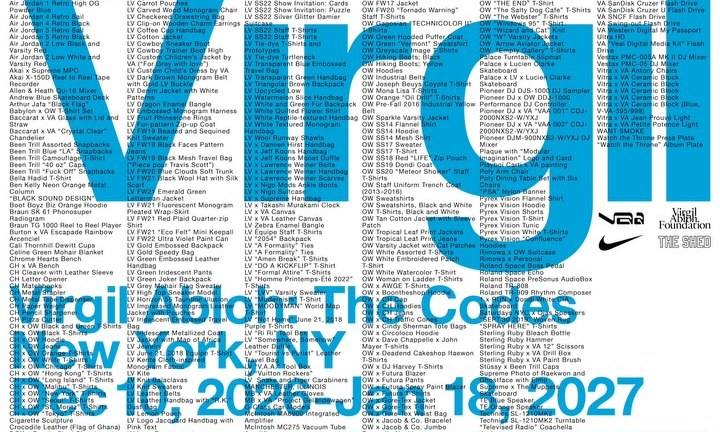 Virgil Abloh 回顾展「The Codes」即将登陆纽约 The Shed