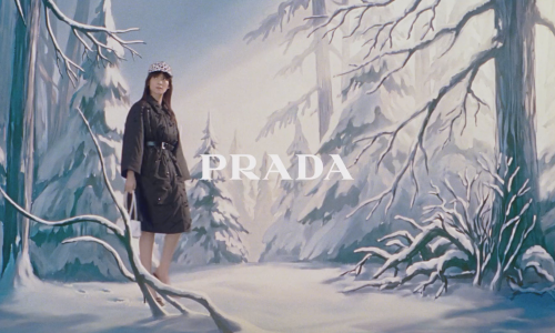 PRADA 发布 2026 假日系列广告大片「Drawing Prada」