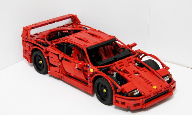 国外发烧友于 LEGO ideas 上分享 Ferrari F40 超精细模型