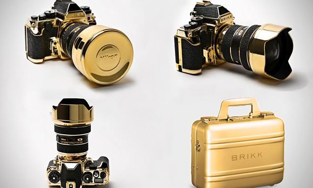 BRIKK 打造 24K 黄金 Nikon 尼康 DF 相机
