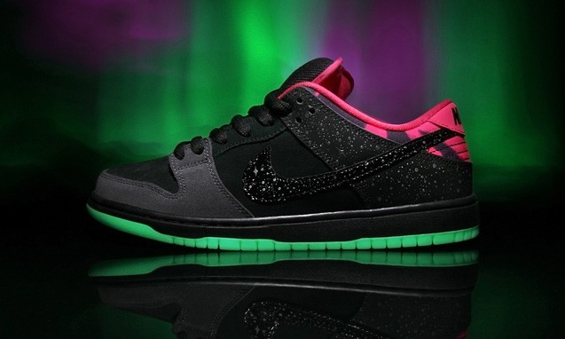 Premier x Nike SB Dunk Low Premium “ Northern Lights ”  眩目夜光设计新作