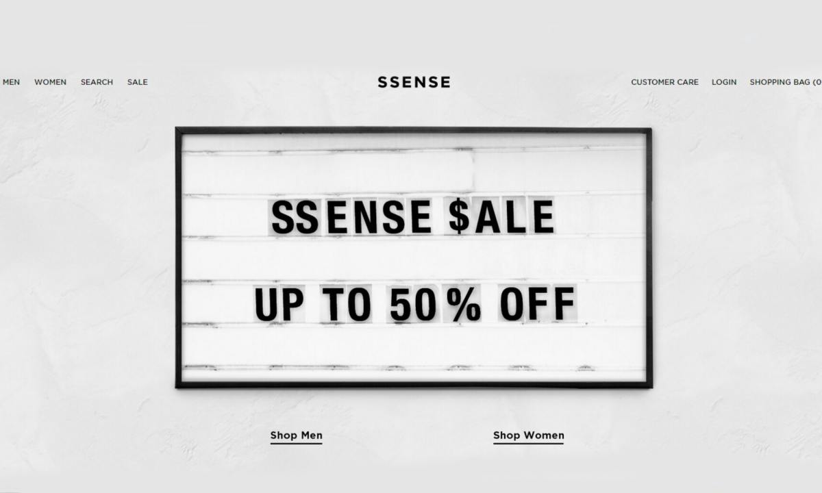 黑色星期五折扣篇之—— 加拿大高端 SSENSE