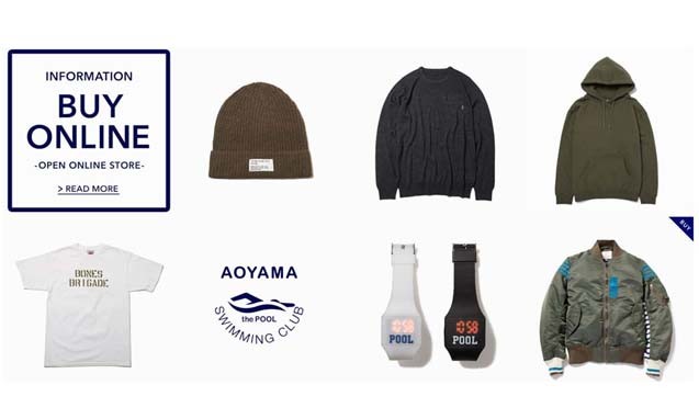 网购更为便捷，the POOL aoyama Online Store 开始运营