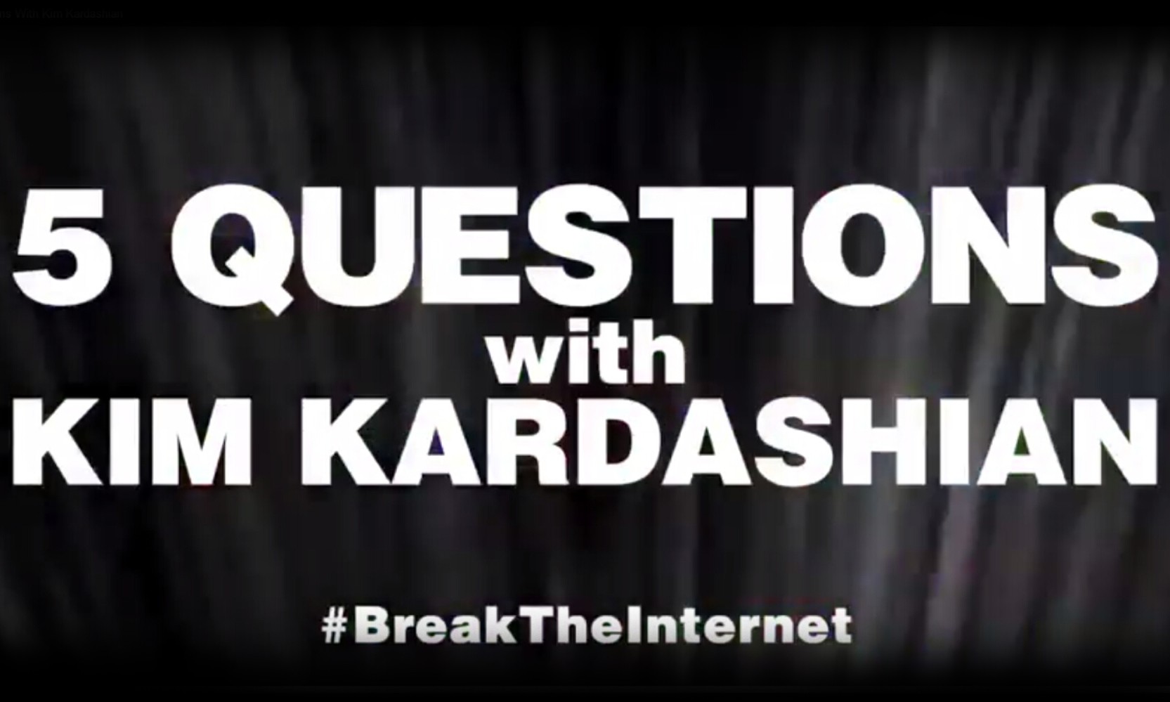 话题女王的生活，Kim Kardashian 拍摄《PAPER》封面幕后采访短片