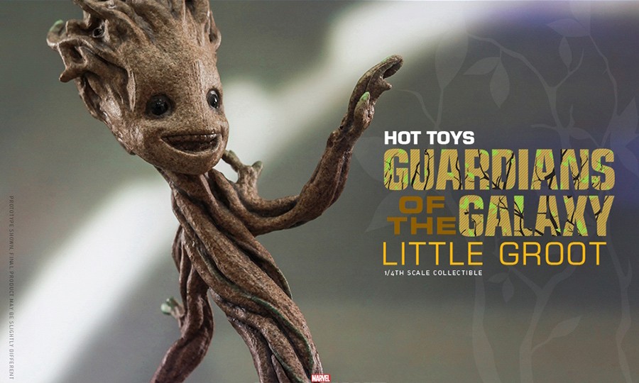 最可爱小树人！Hot Toys 全新 Little Groot 盆栽玩偶