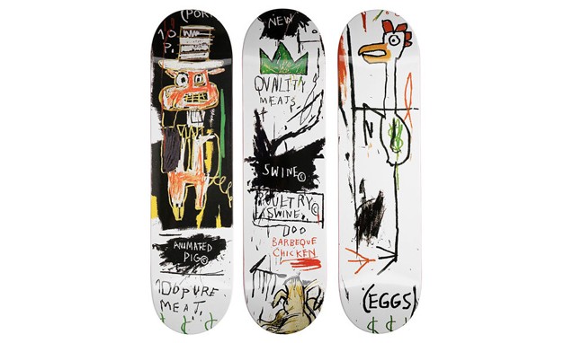The Skateroom x Jean-Michel Basquiat 艺术滑板系列