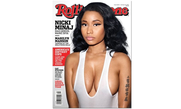 《 Rolling Stone 》 杂志 1 月号，Terry Richardson 拍摄 Nicki Minaj 造型