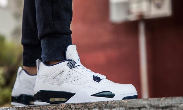 发售前夕，Air Jordan 4 Retro “ Colombia ” 试穿效果欣赏