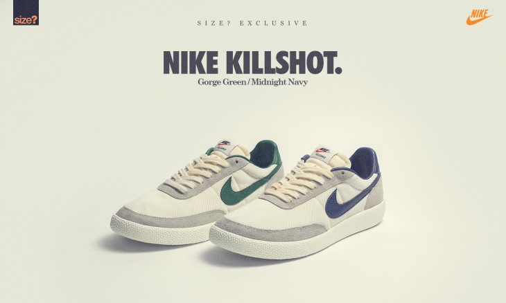 size？独占限定 Nike Killshot 复古经典即将开启发售