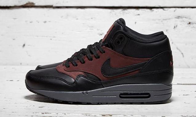 Nike Air Max 1 Mid 豪华质感新款 Barkroot Brown 配色