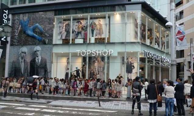 TOPSHOP 日本店铺全部关闭，疑似退出日本市场