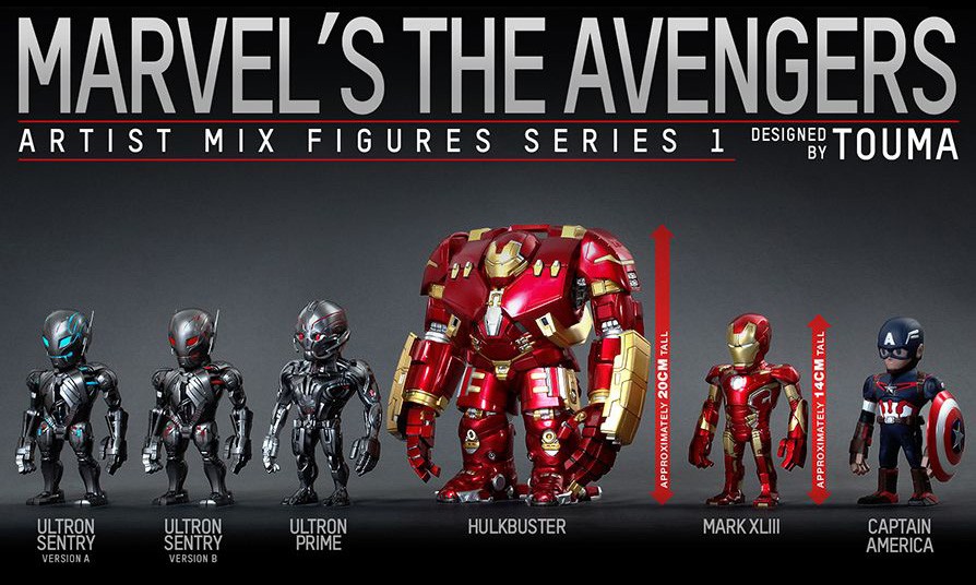 粮草先行，Hot Toys 推出《The Avengers 2》系列 Q 版玩偶