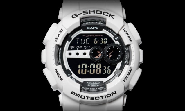 A BATHING APE x G-SHOCK 2015 联名合作腕表GD-100 – NOWRE现客