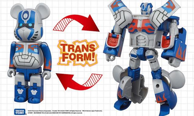 MEDICOM TOY BE@RBRICK x TRANSFORMERS 4 《 绝迹重生 》 版本擎天柱