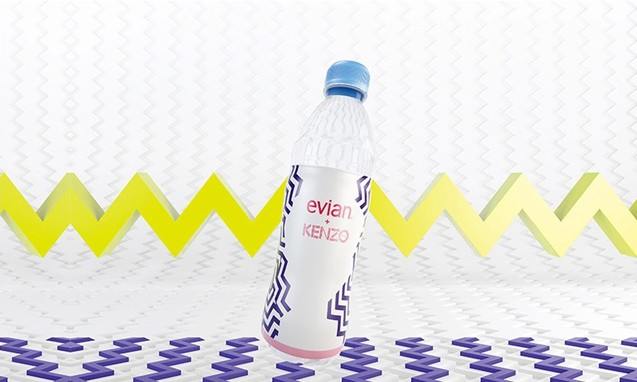 KENZO x 依云天然矿泉水 500ml 纪念装上市