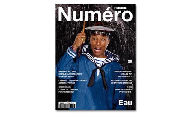 Jean-Paul Goude 掌镜， Pharrell Williams 受邀拍摄《Numéro Homme》 2015 年春夏期杂志封面