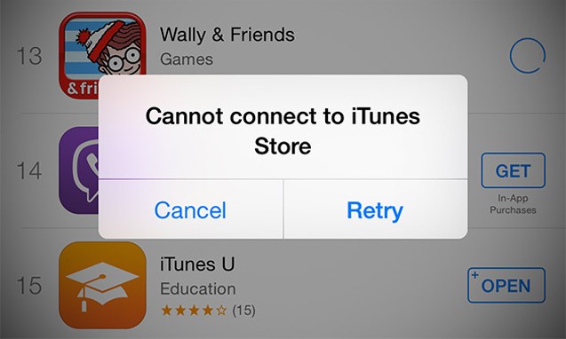 苹果 App Store 出现大规模故障现已恢复正常
