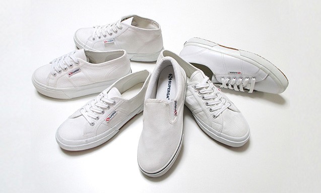 变化丰富的“白”，SUPERGA 推出白色系列鞋款