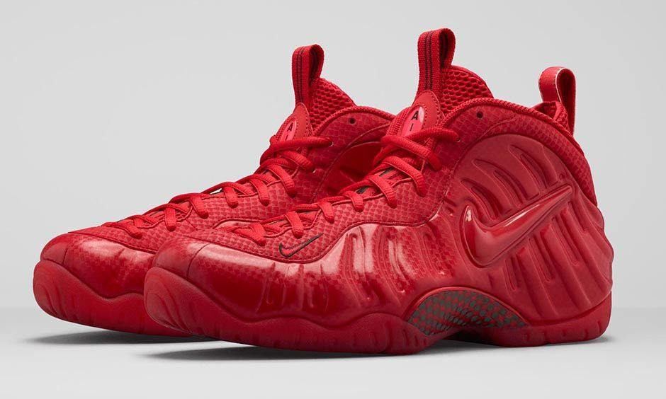 Nike 全新 Air Foamposite Pro“Gym Red”配色发售日期释出