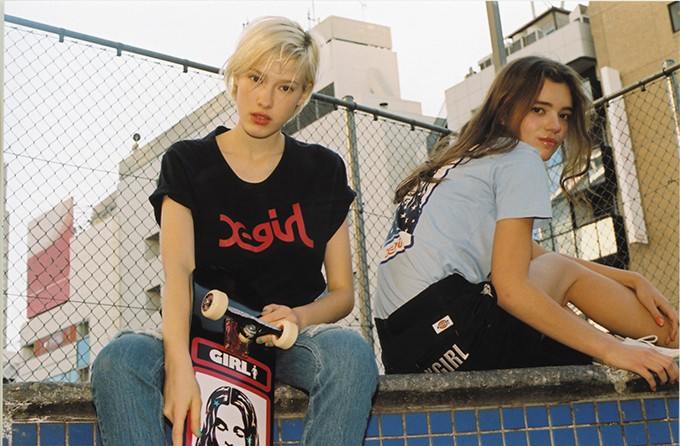 XGIRL x GIRL SKATEBOARD 联名合作系列