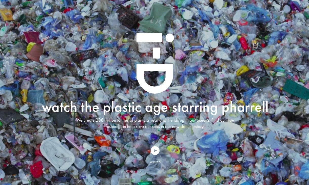 Pharrell Williams 与 G-Star 共同发布环保纪录片「The Plastic Age」