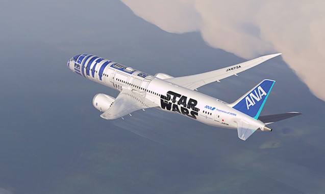 ANA 波音 787-9 机型 R2-D2 特殊涂装