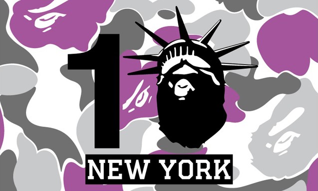 纽约 BAPE STORE 十周年纪念联名系列