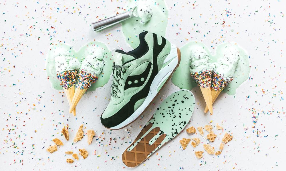 冰爽薄荷冰淇淋，Saucony G9 Shadow 6 “Mint Chocolate Chip” 释出