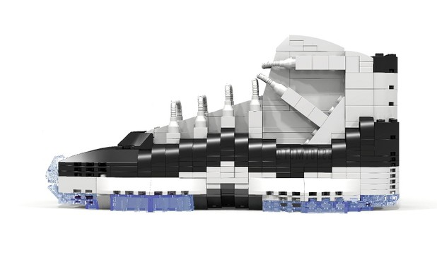 玩家打造 LEGO 版 Air Jordan XI “Concord”