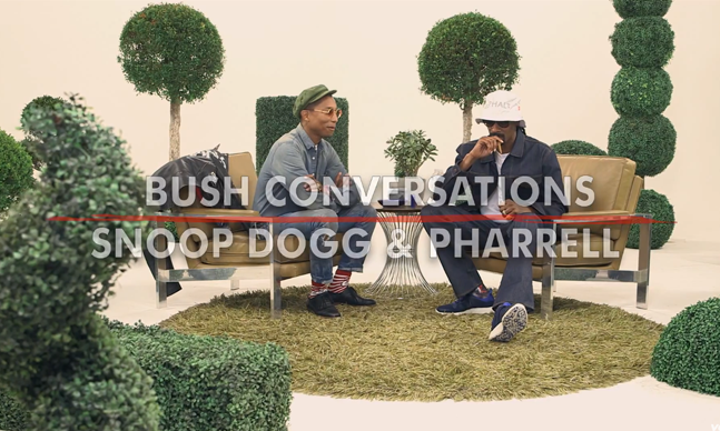 Pharrell Williams 对谈 Snoop Dogg，关于制作最新专辑「BUSH」