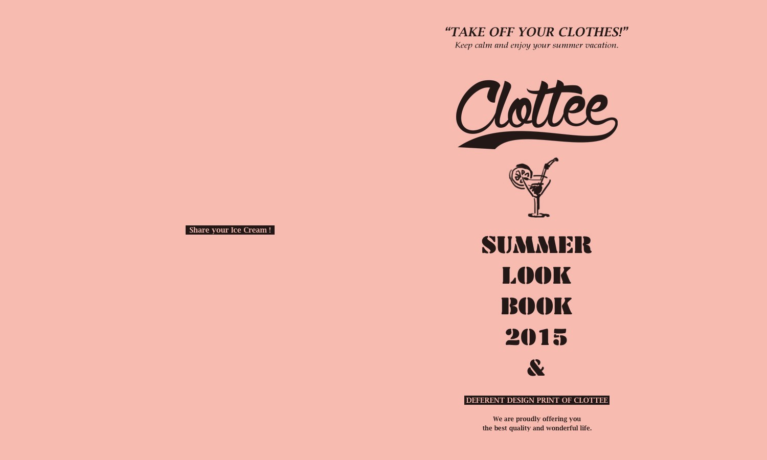 夏日悠闲假期，CLOTtee 2015 夏季造型搭配 Lookbook