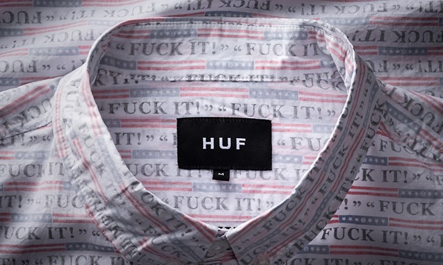 HUF “FUCK IT” 衬衫