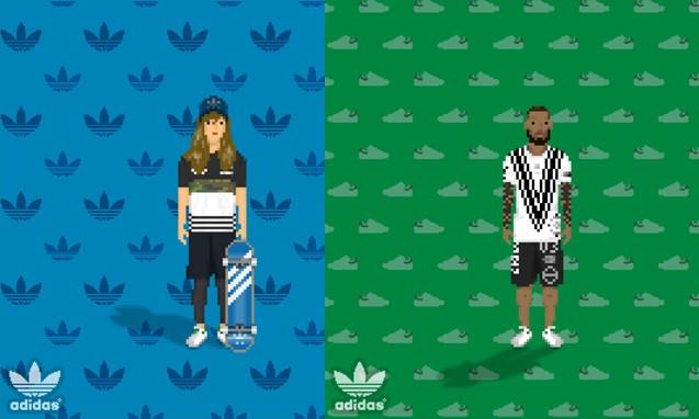 adidas Originals x SUPER COOL STYLE 特别合作 APP 互动游戏