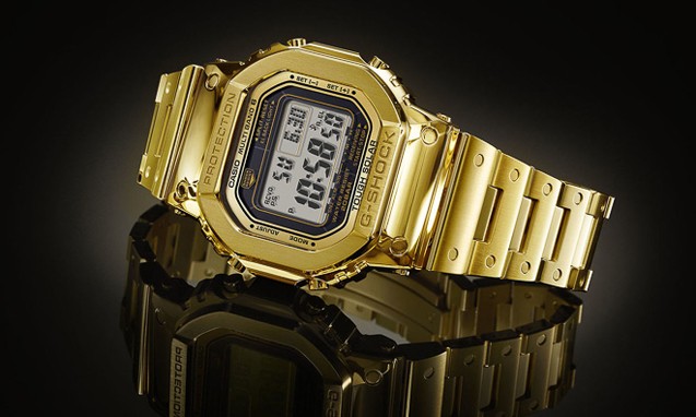 全世界仅一枚，G-SHOCK DW-5000 IBE SPECIAL 黄金表款亮相东京