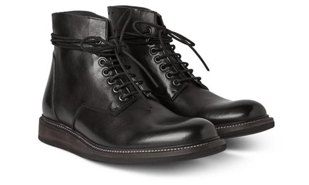 Rick Owens 皮革绑带鞋款