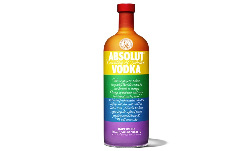 ABSOLUT. 伏特加发布彩虹限量版本