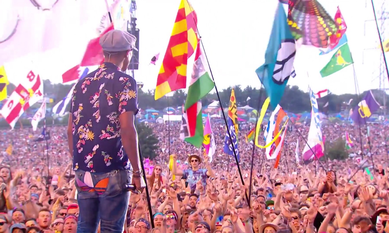 Pharrell Williams 于英国 Glastonbury 音乐节公开最新单曲「Freedom」