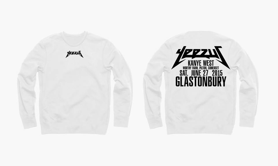 Kanye West 工作室发布 Glastonbury 音乐节「Yeezus」周边限定商品