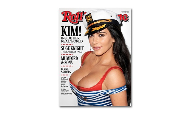 Kim Kardashian 登上《Rolling Stone》七月刊封面