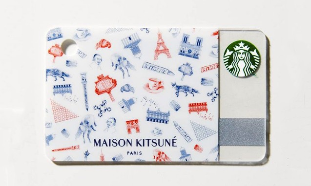 GQ JAPAN 9 月号将附赠 MAISON KITSUNE x Starbucks Mini 星享卡