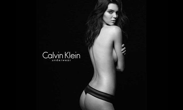 Kendall Jenner 领衔拍摄 Calvin Klein 2015 秋冬季内衣系列宣传硬照