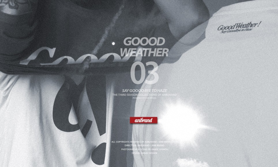 Anb2rand -3rd “GOOOD WEATHER” 夏季 T恤系列