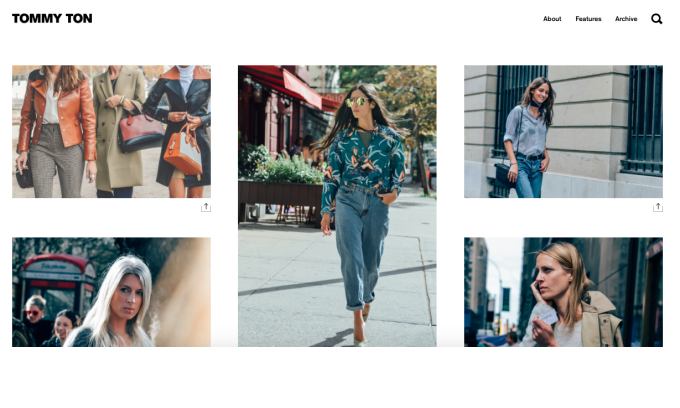 自立门户，Tommy Ton 全新个人网站正式上线