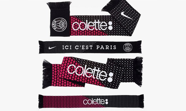 Nike 为巴黎圣日耳曼打造足球装配，colette 推出限量纪念围巾
