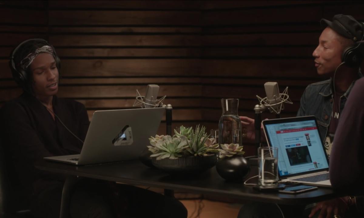 A$AP Rocky 担任 Pharrell Williams 主持 Beats 1电台 ‘OTHERtone’ 节目嘉宾