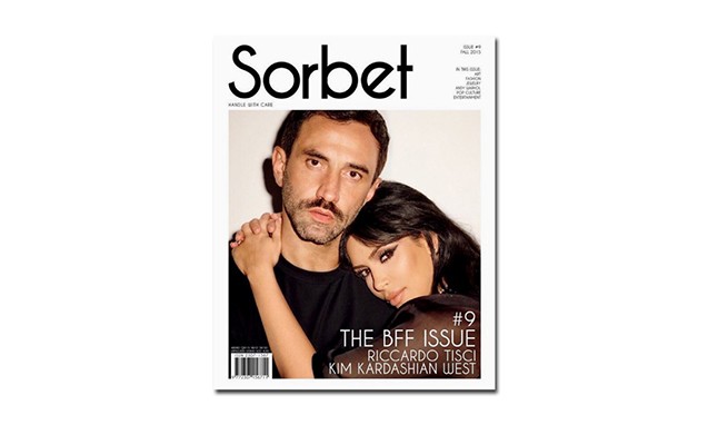 Kim Kardashian West 与 Riccardo Tisci 共同拍摄《Sorbet》杂志九月刊