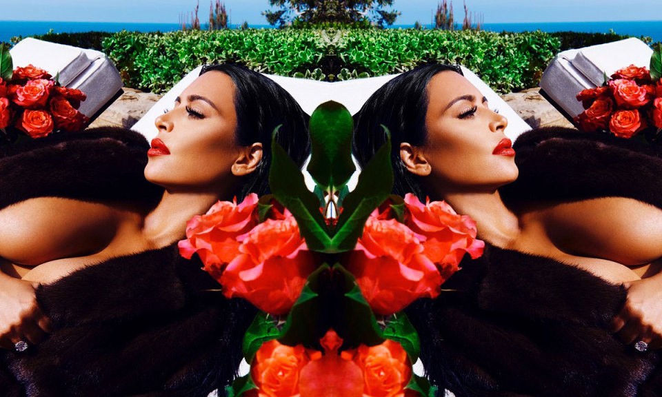 Kim Kardashian 个人主页更新， 摄影师 Steven Gomillion 掌镜拍摄最新写真