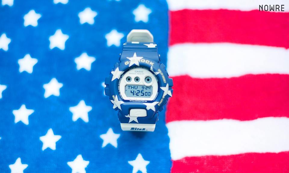 星条旗飘扬，ALIFE x G-SHOCK GD-X6900 合作腕表