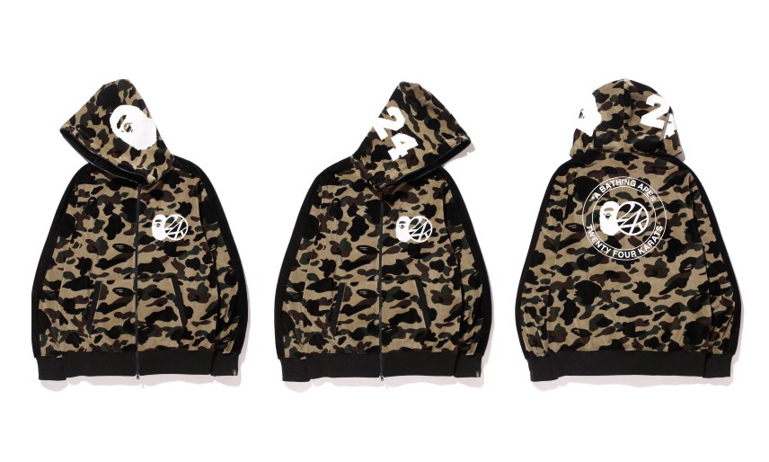 黑金搭配迷彩，A BATHING APE® x 24karats 2015 秋冬联名系列发布